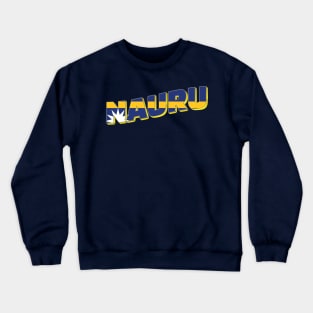 Nauru Vintage style retro souvenir Crewneck Sweatshirt